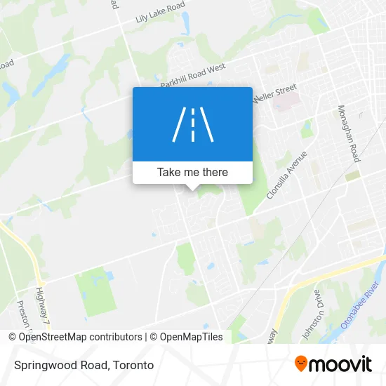 Springwood Road map