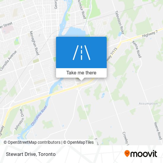 Stewart Drive map