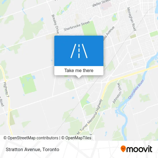 Stratton Avenue map