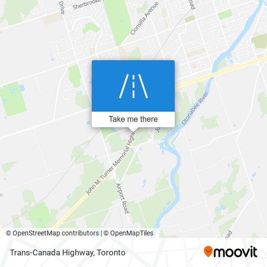 Trans-Canada Highway map