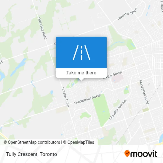 Tully Crescent map