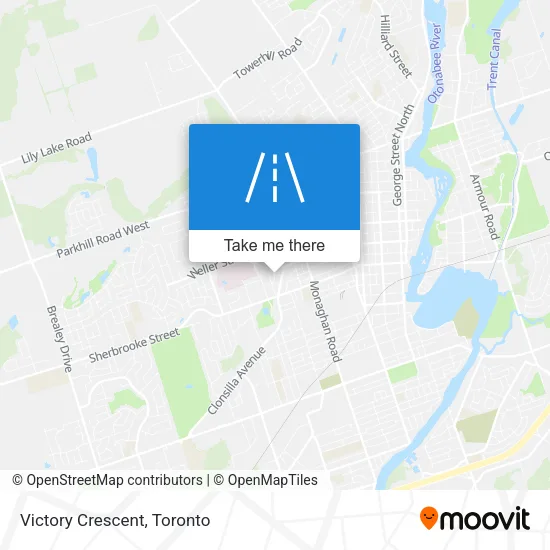 Victory Crescent map