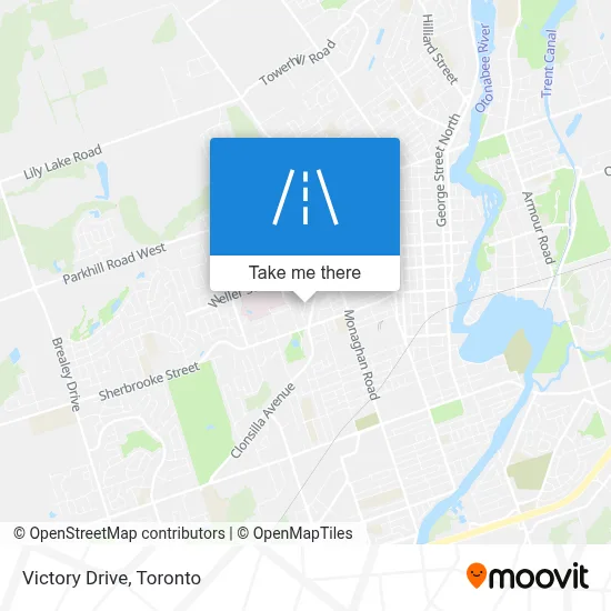 Victory Drive map