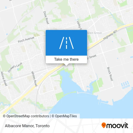 Albacore Manor map