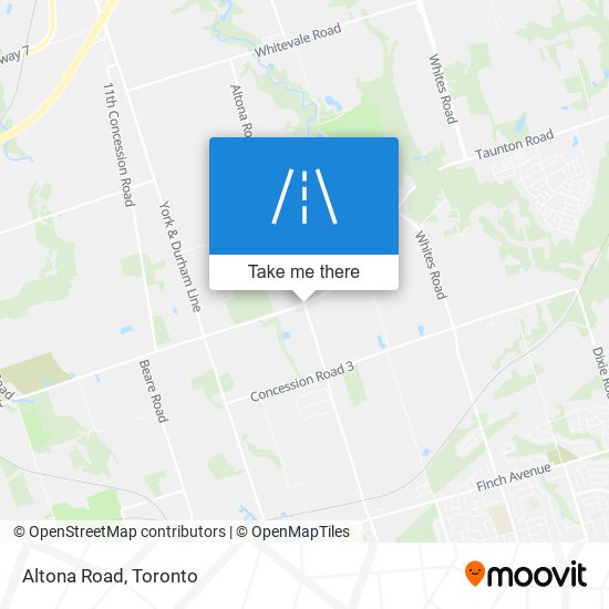 Altona Road map