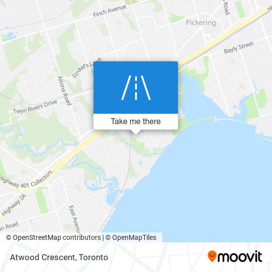 Atwood Crescent map