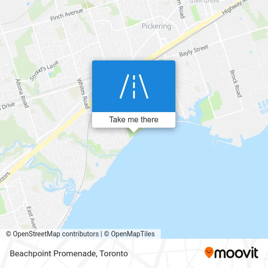 Beachpoint Promenade map