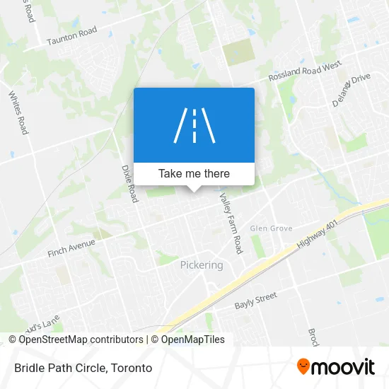 Bridle Path Circle map