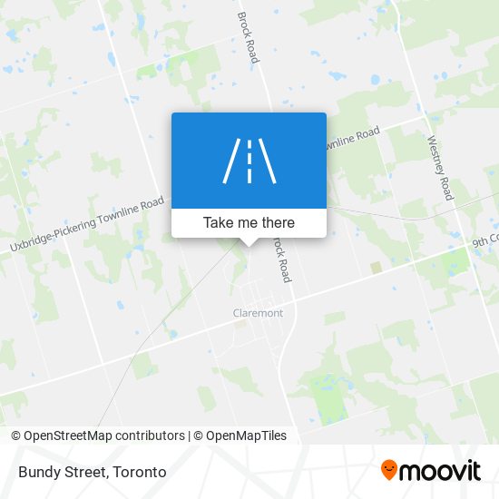 Bundy Street map