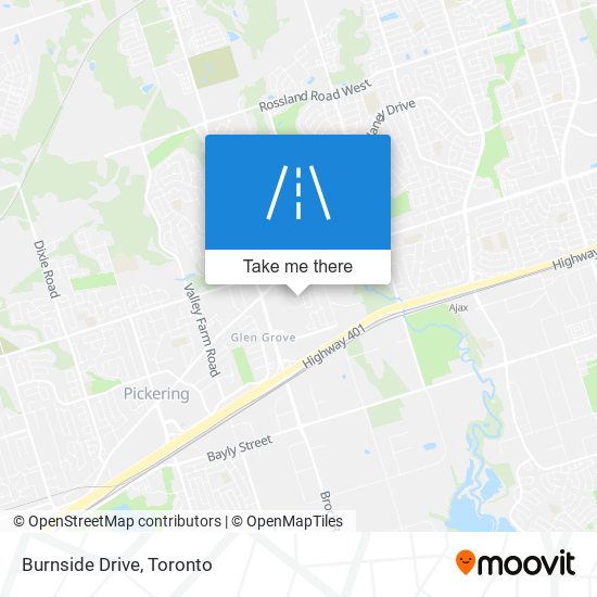 Burnside Drive map