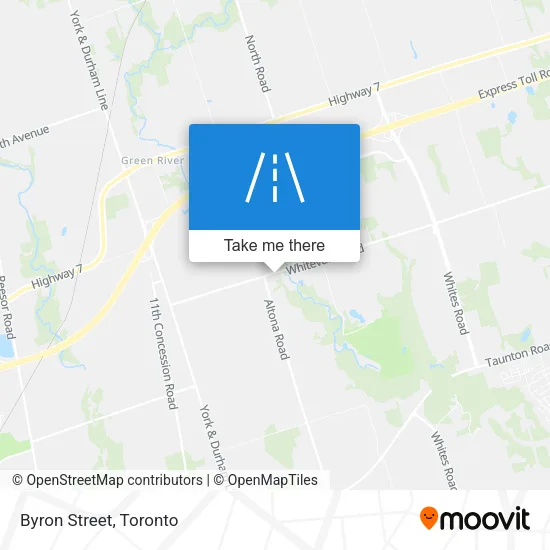 Byron Street map