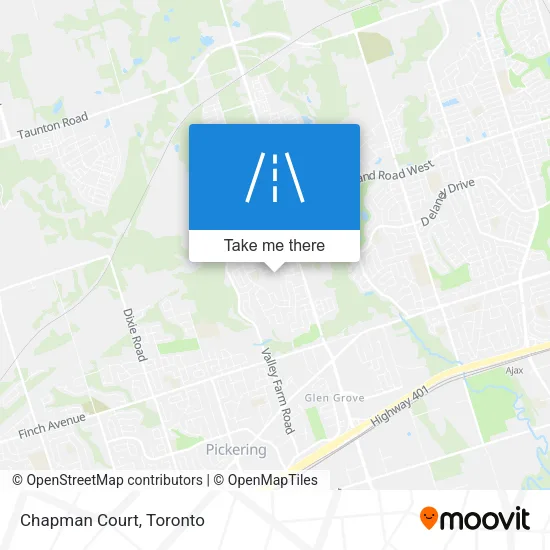 Chapman Court map