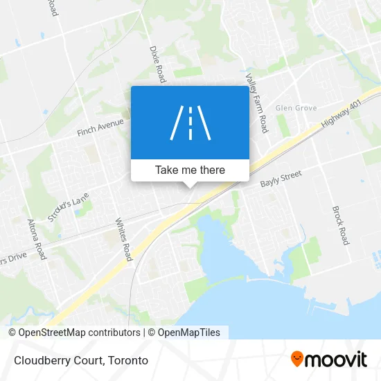 Cloudberry Court map