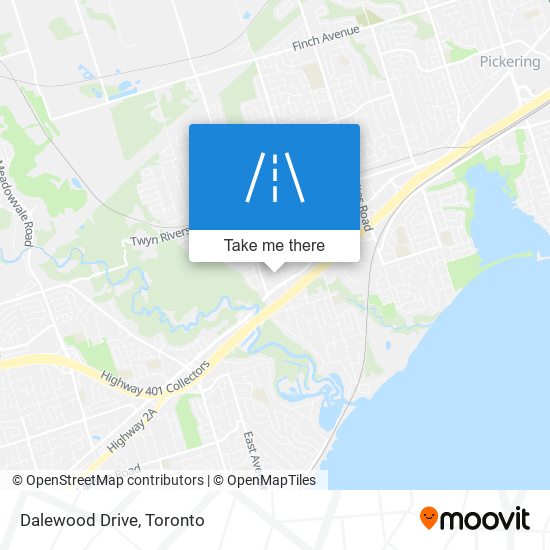 Dalewood Drive map