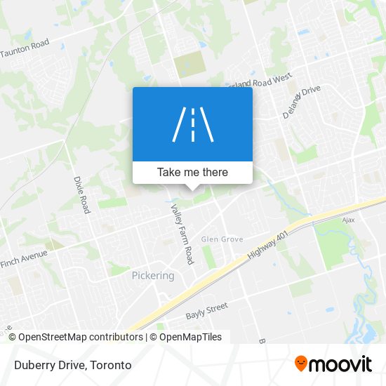 Duberry Drive map