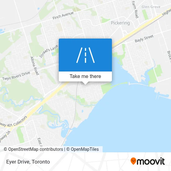 Eyer Drive map