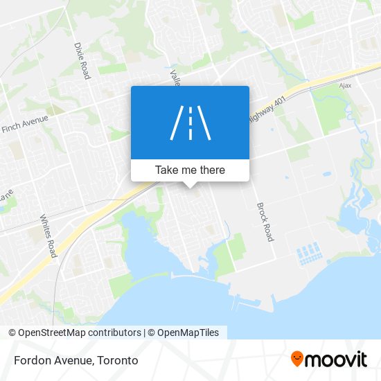 Fordon Avenue map