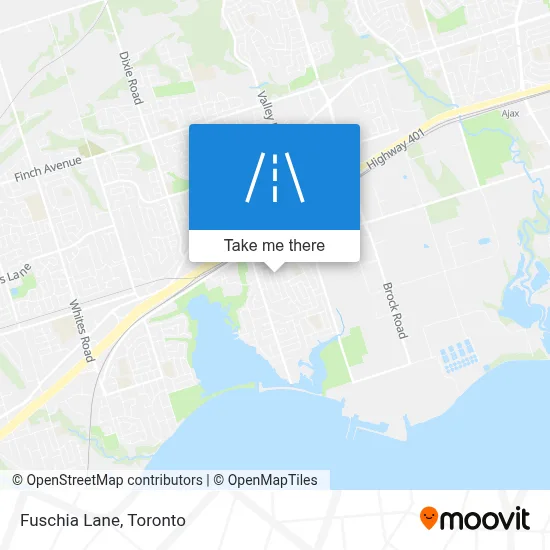 Fuschia Lane map