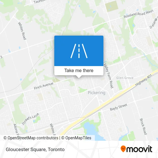 Gloucester Square map