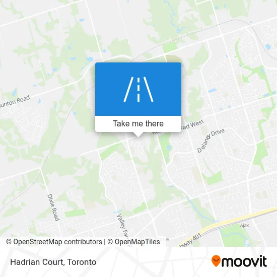 Hadrian Court map