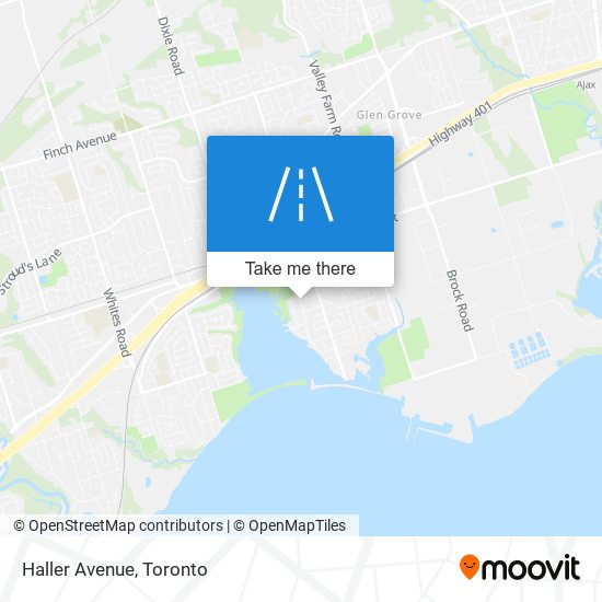 Haller Avenue map