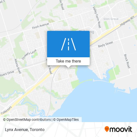 Lynx Avenue map