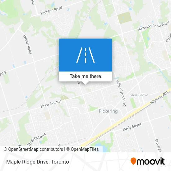 Maple Ridge Drive map