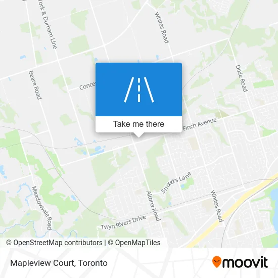 Mapleview Court map