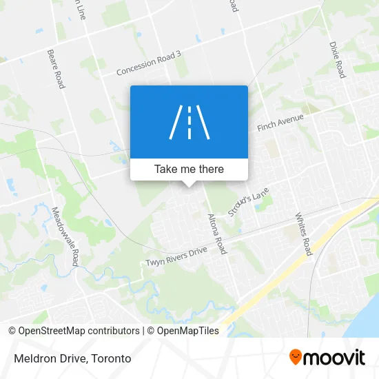 Meldron Drive map