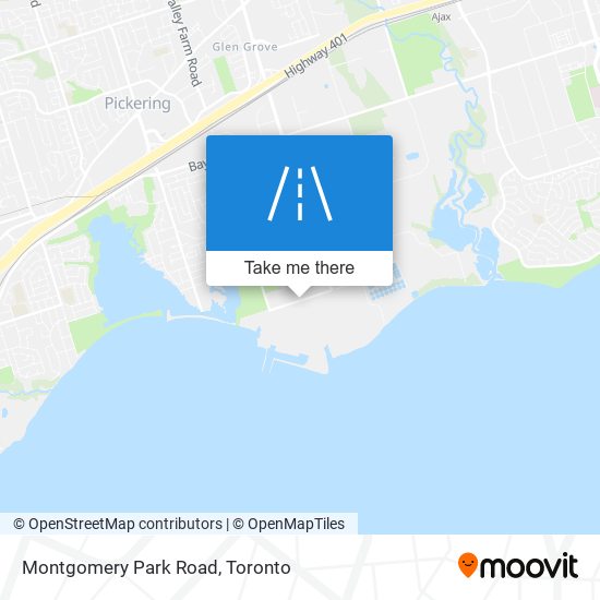 Montgomery Park Road map