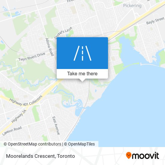 Moorelands Crescent map