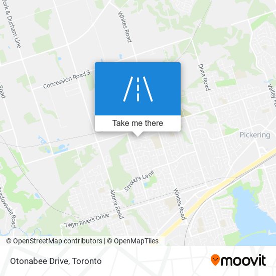 Otonabee Drive map