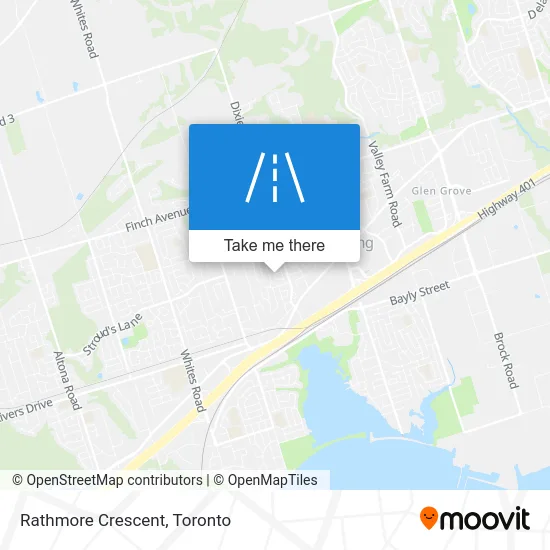 Rathmore Crescent map