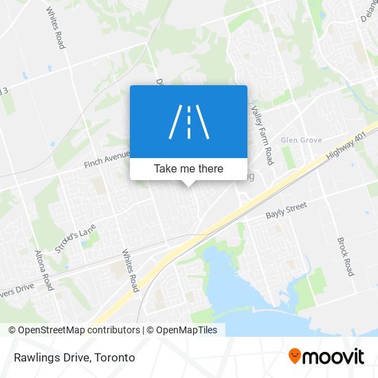 Rawlings Drive map