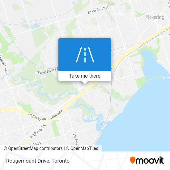 Rougemount Drive map