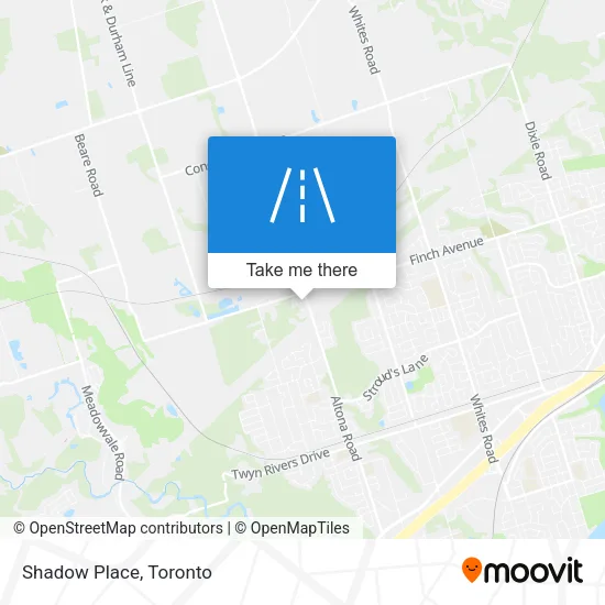 Shadow Place map