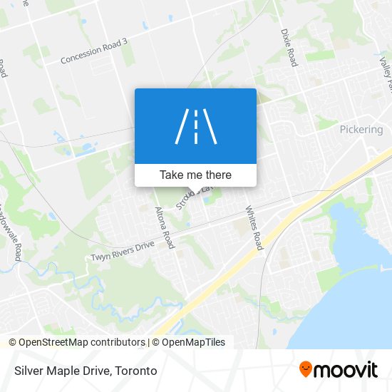 Silver Maple Drive map