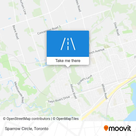 Sparrow Circle map