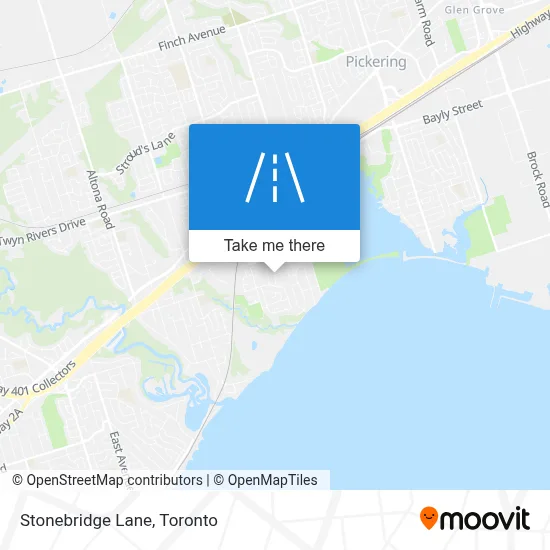 Stonebridge Lane map