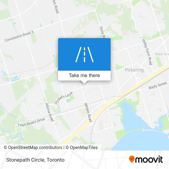 Stonepath Circle map