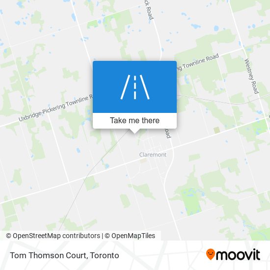 Tom Thomson Court map