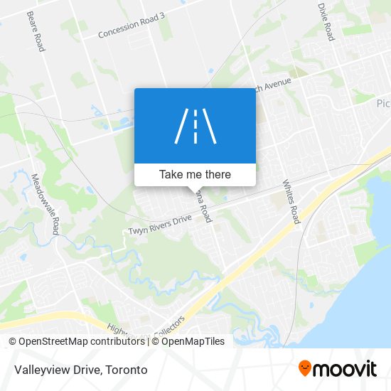 Valleyview Drive map