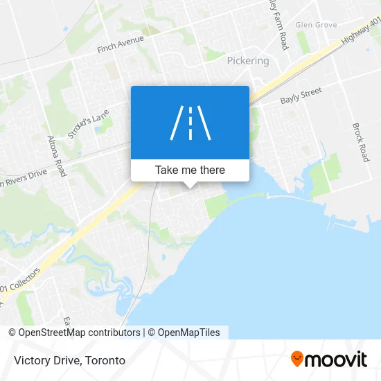 Victory Drive map