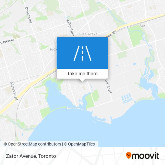 Zator Avenue map