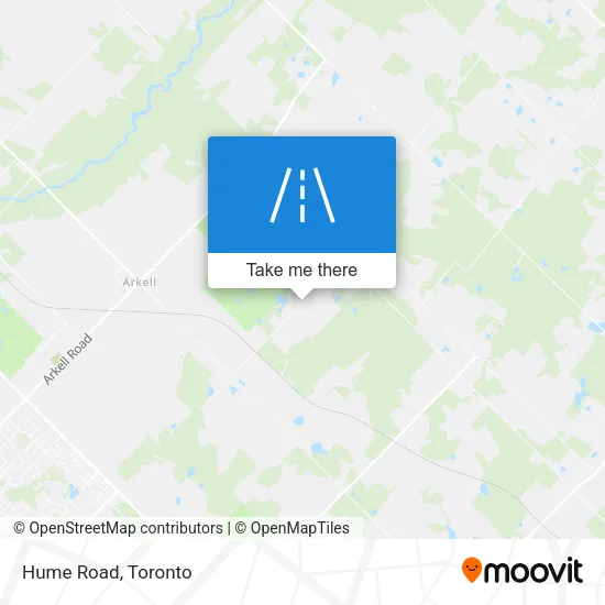 Hume Road map