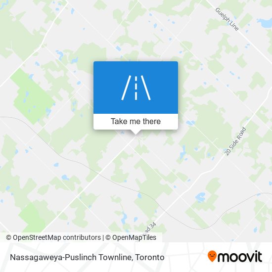 Nassagaweya-Puslinch Townline plan