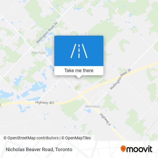 Nicholas Beaver Road map
