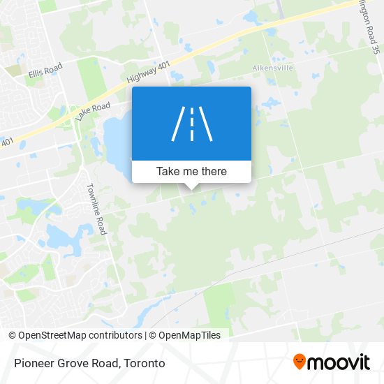 Pioneer Grove Road plan