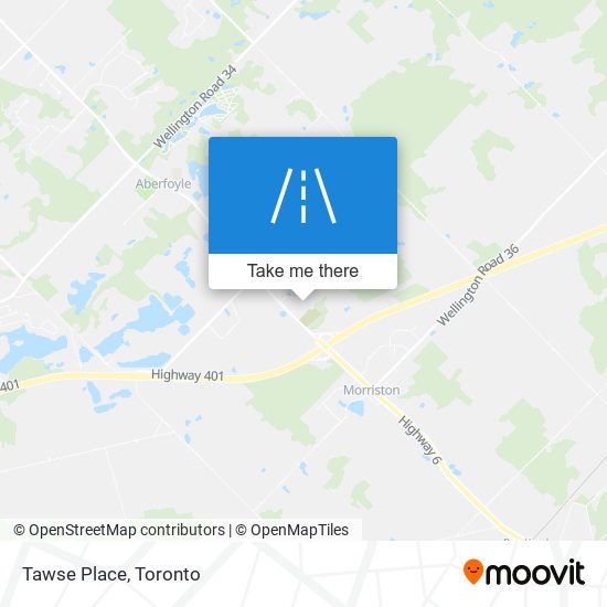 Tawse Place map