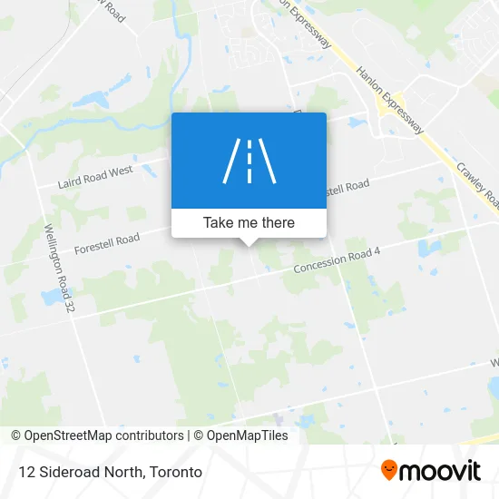 12 Sideroad North map